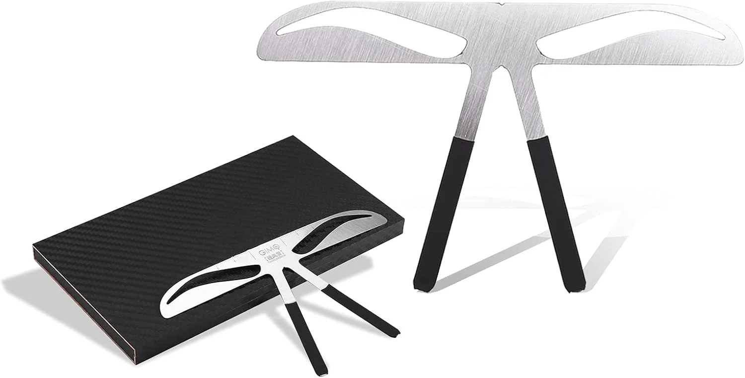 خط کش دائمی ابرو در 4 نوع، خط کش تعادل اندازه گیری ابرو، ابزار شکل دهی شابلون ابرو، خط کش شکل دهی و حالت دهنده ابرو