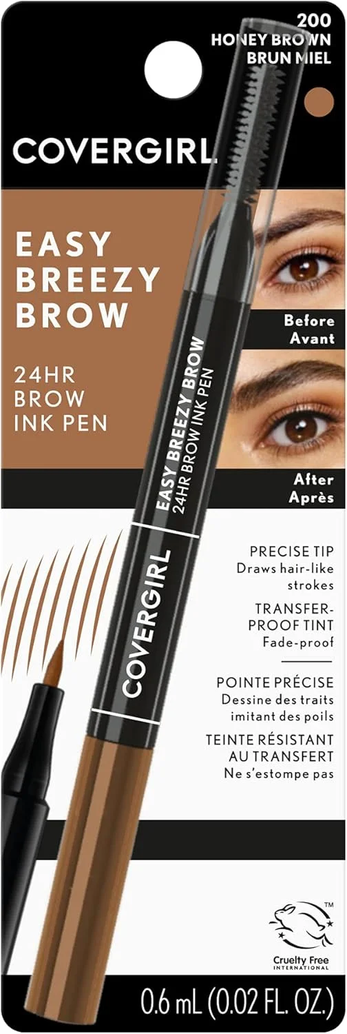 قلم هاشور ابرو کاورگرل ایزی بریزی براو، رنگ عسلی قهوه ای 200، بسته 1 عددی