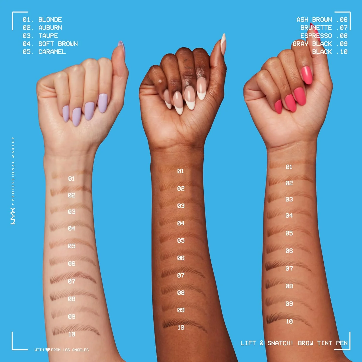 قلم هاشور ابرو NYX PROFESSIONAL MAKEUP Lift & Snatch!، کاراملی 05، 14 گرم