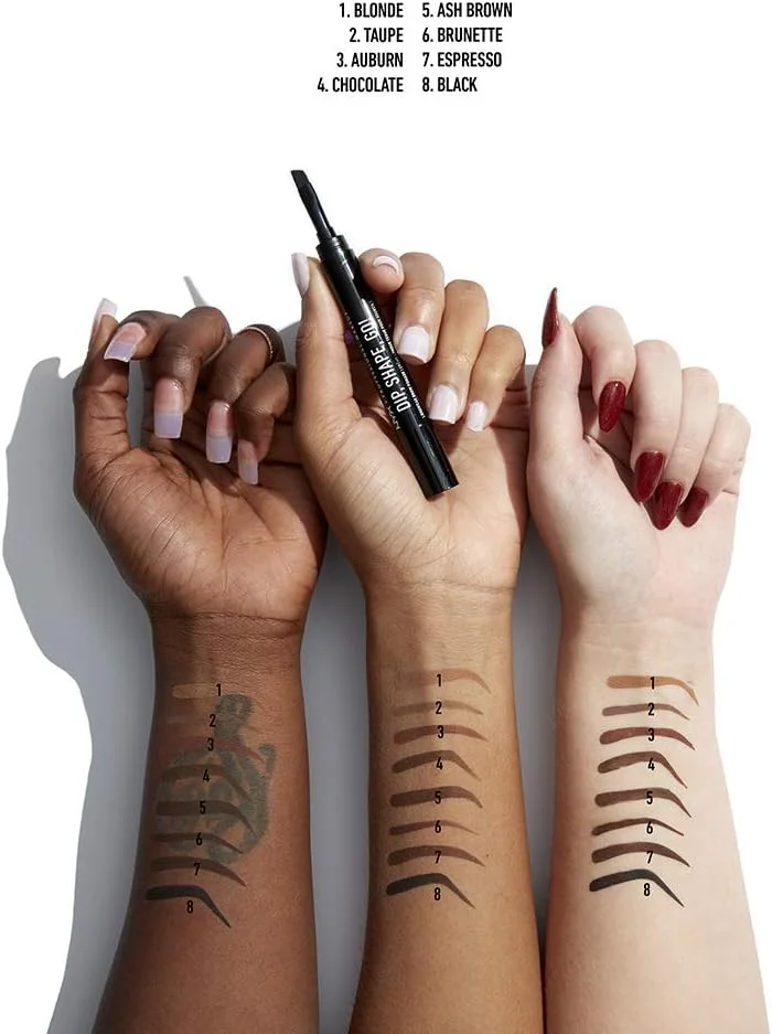 پماد ابروی ماندگار نیکس پروفشنال میکاپ مدل Dip Shape Go، رنگ قهوه ای، 40 گرم