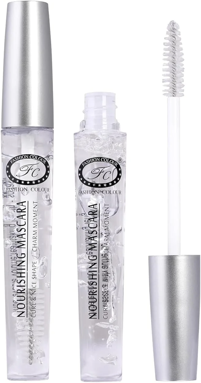 پودر ابروی دو رنگ و ریمل ضد آب شفاف Fashion Colour (قهوه ای و شفاف)