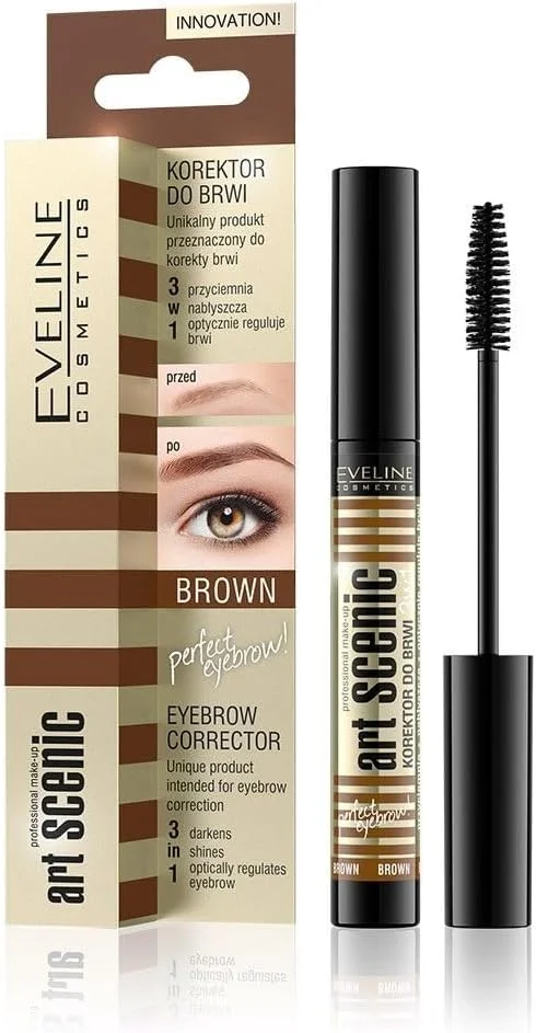اصلاح کننده ابرو Eveline Cosmetics، قهوه ای