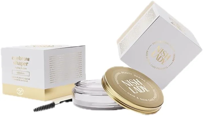 کیت ژل لیفت ابرو با برس، رنگ شفاف، سایز بزرگ - 50 میلی لیتر | وکس حالت دهنده ابرو | صابون حالت دهنده ابرو | ژل فریز کننده با ماندگاری طولانی