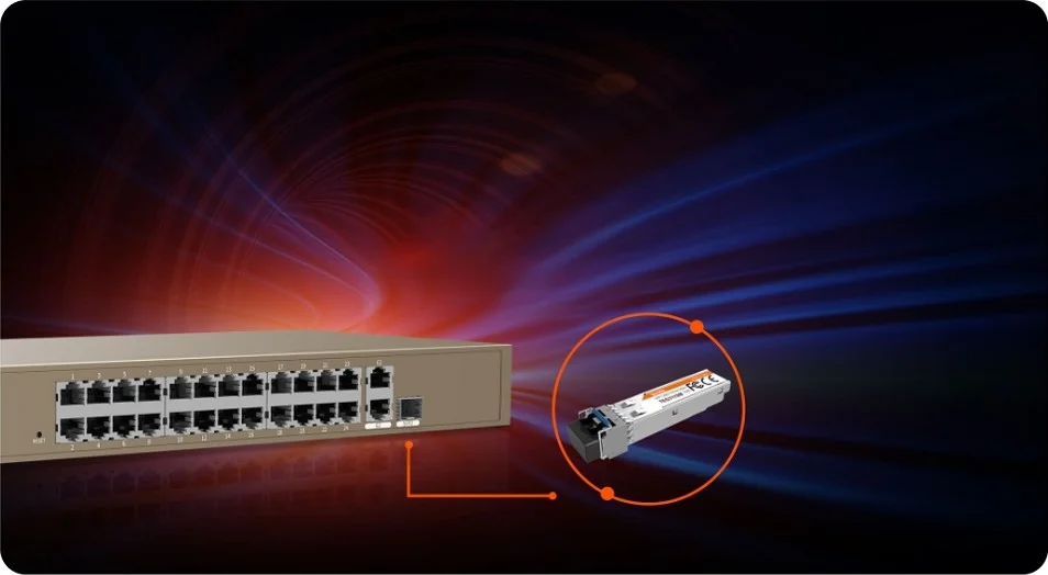 سوئیچ هوشمند تحت وب 24 پورت PoE تندا، 8.8 گیگابیت بر ثانیه، AC 100-240V 50/60Hz، انرژی 410W، ≥6KV محافظت در برابر صاعقه | TEF1226P-24-440W