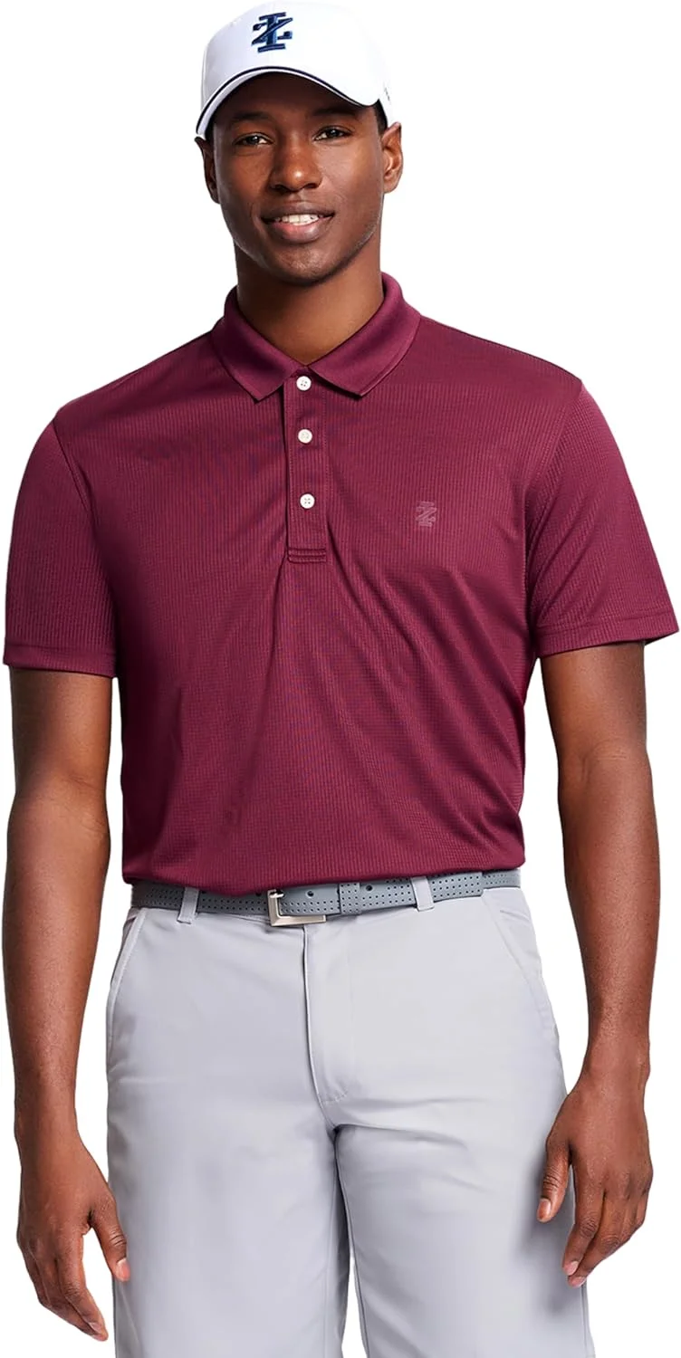 پولوشرت آستین کوتاه مردانه آیزود با قابلیت کشسانی و عملکرد بالا مناسب گلف