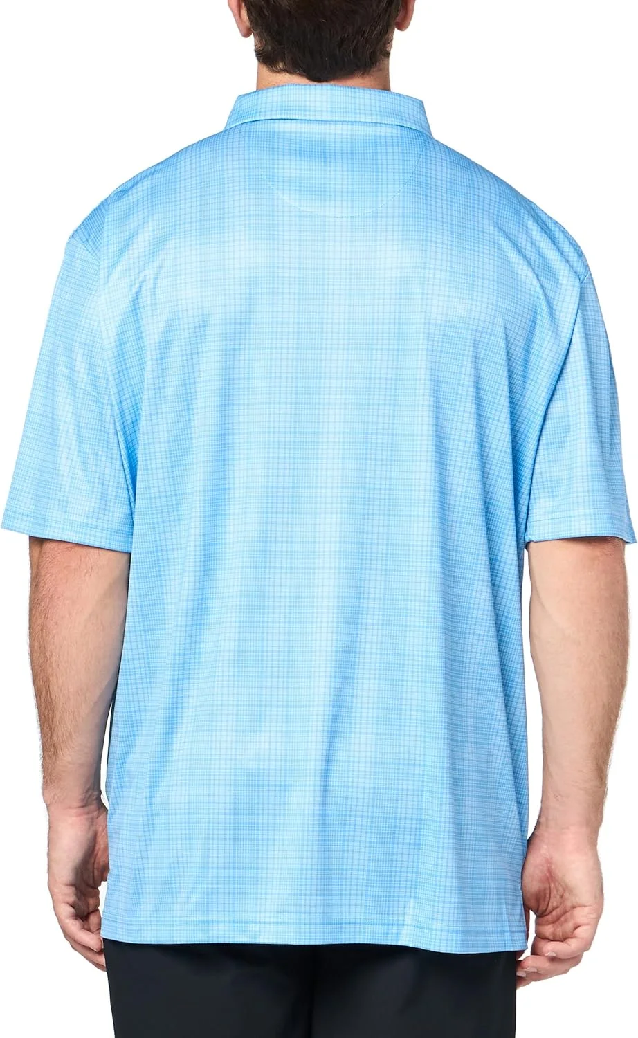 پولوشرت آستین کوتاه گلف مردانه با طرح چهارخانه