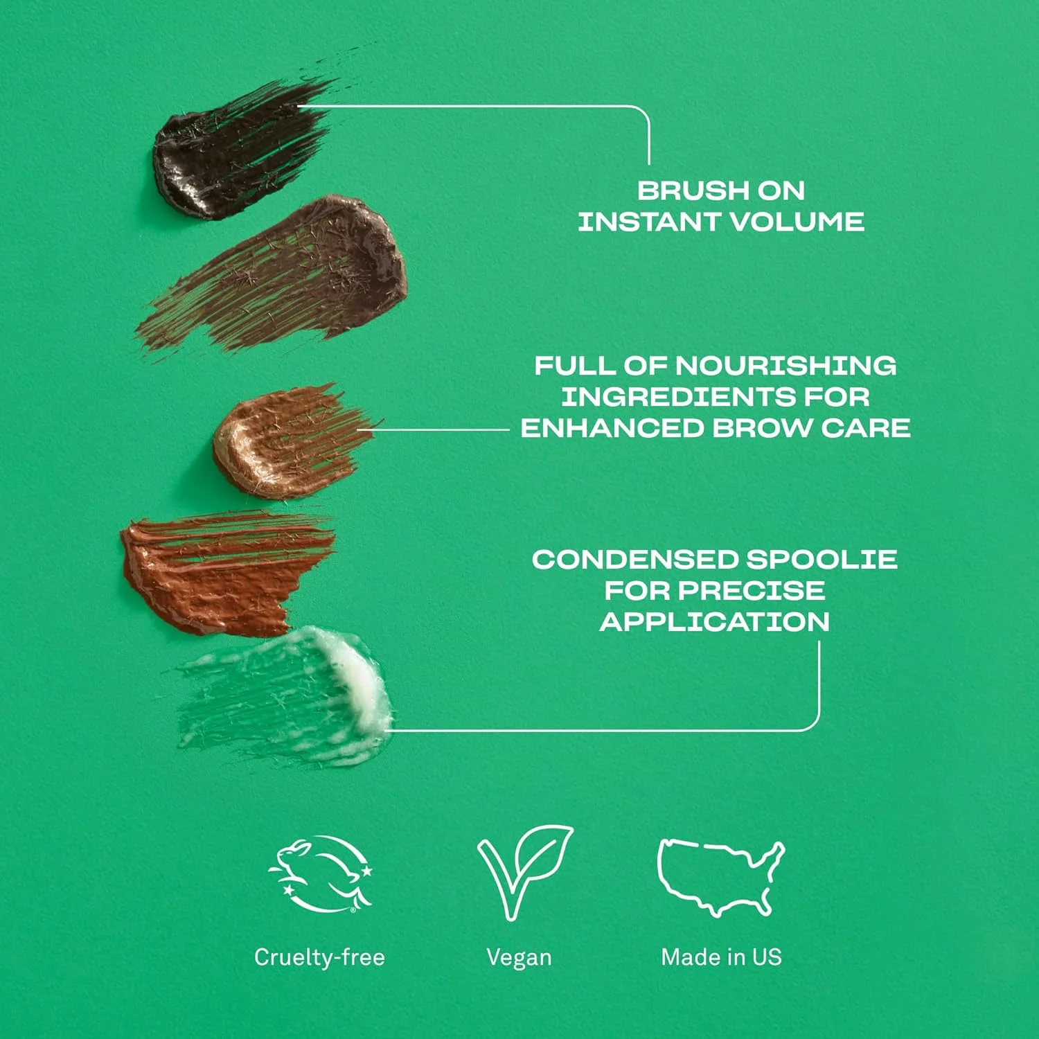 پرکننده ابرو حجم دهنده BABE ORIGINAL - ژل ابرو رنگی با پپتیدها و بیوتین، ابروهای پرتر و ضخیم تر، ریمل ابرو مقاوم در برابر لک، بیرنگ