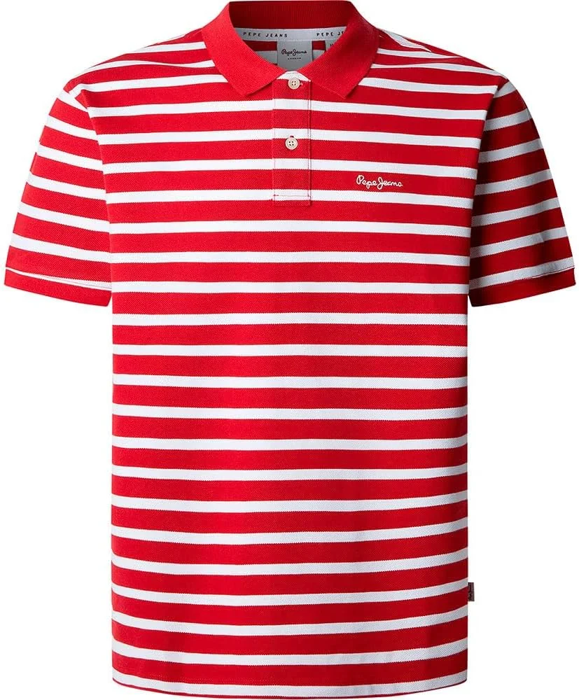 پولوشرت آستین کوتاه مردانه پپه جینز مدل Barret