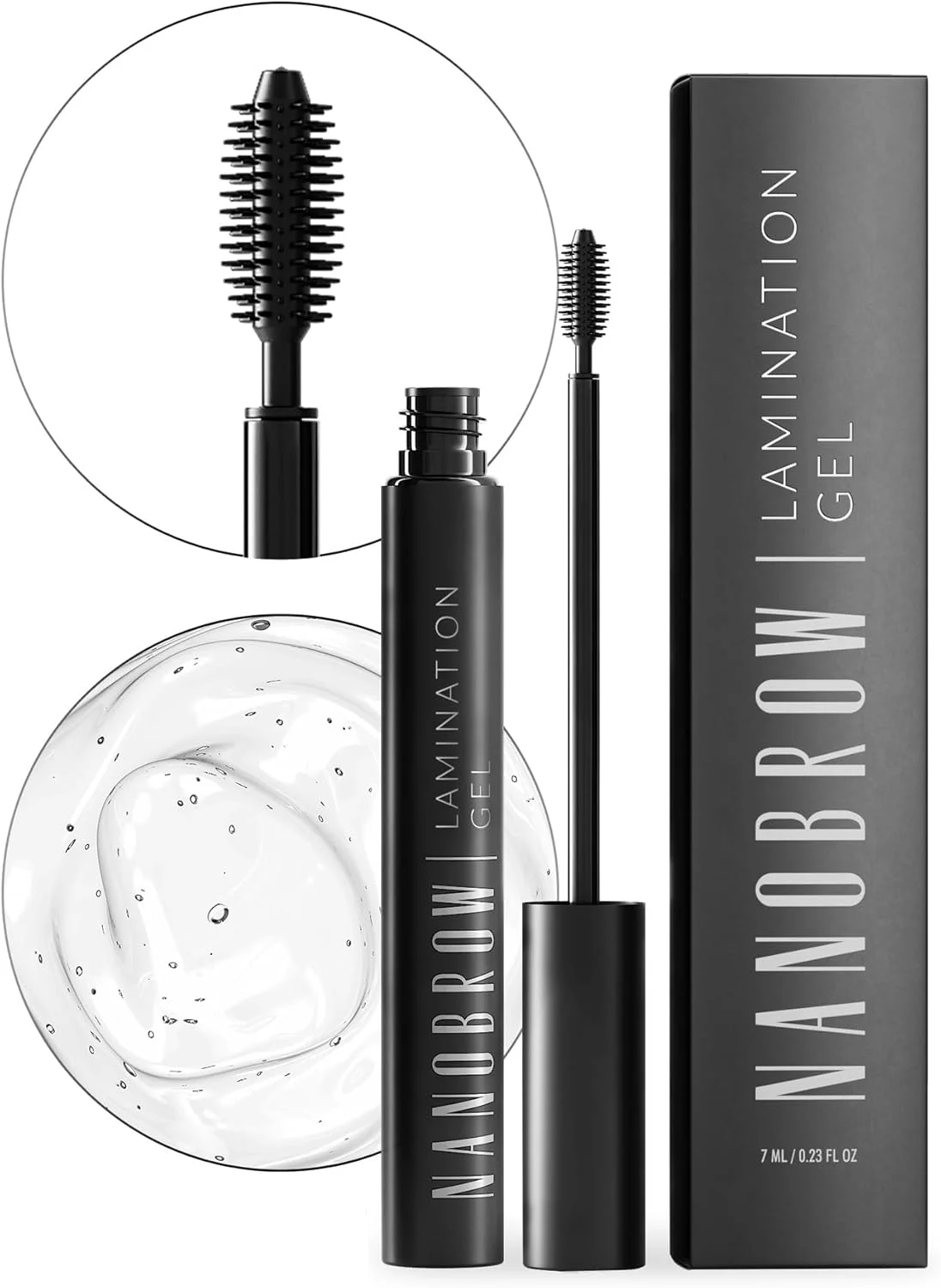 ژل لمینت ابرو نانوبراو شفاف - ژل ابروی شفاف، ابروهایی دقیق و پرپشت