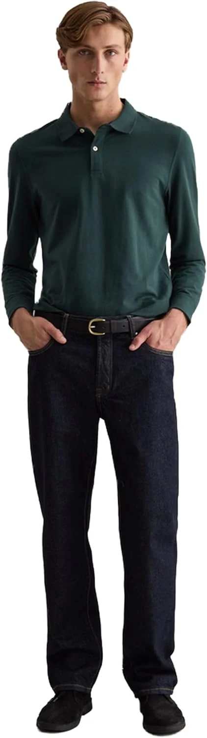 پولوشرت آستین بلند مردانه OVS مدل پیiqué