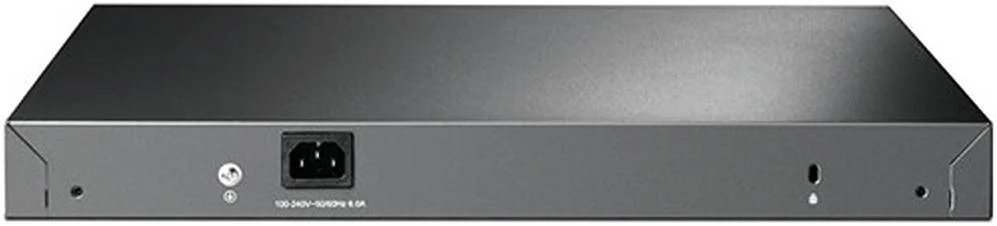 سوئیچ مدیریتی لایه 2 گیگابیتی 28 پورت TP-LINK JetStream، 24 پورت PoE+، 4 اسلات SFP، 2 فن، قابل نصب در رک، مسیریابی استاتیک، IPv6، مشکی | SG3428MP