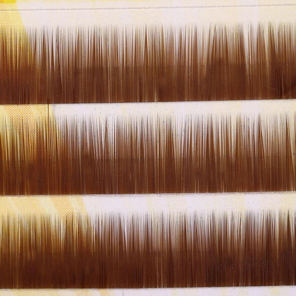 اکستنشن ابرو مصنوعی، مژه های مصنوعی قهوه ای ترکیبی، تقویت کننده ابرو مصنوعی تکی 5-8 میلی متر