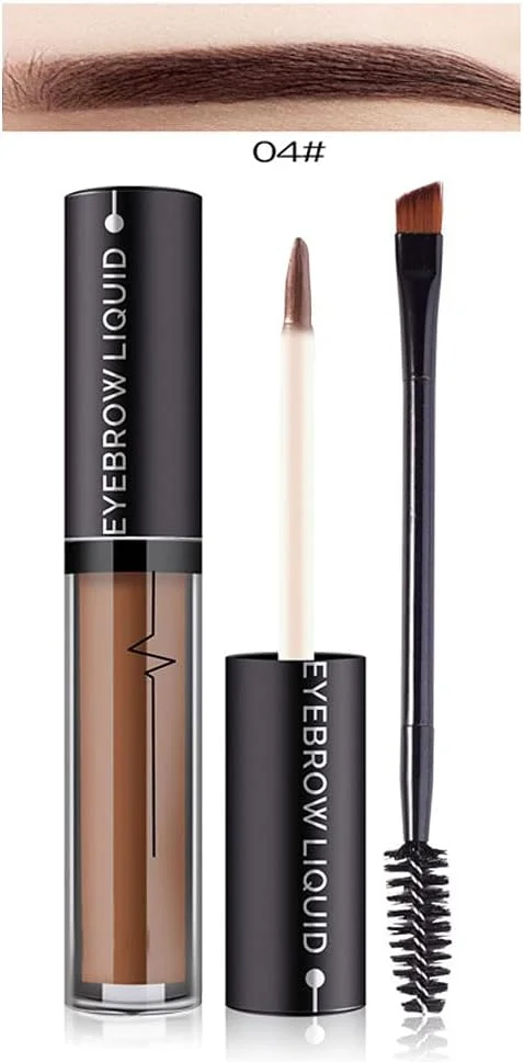 ژل ابرو ضد آب با ماندگاری طولانی، ژل تقویت کننده ابرو مایع، ابزارهای آرایشی برای ابروهای مرتب، 4.5 میلی لیتر، مدل 4