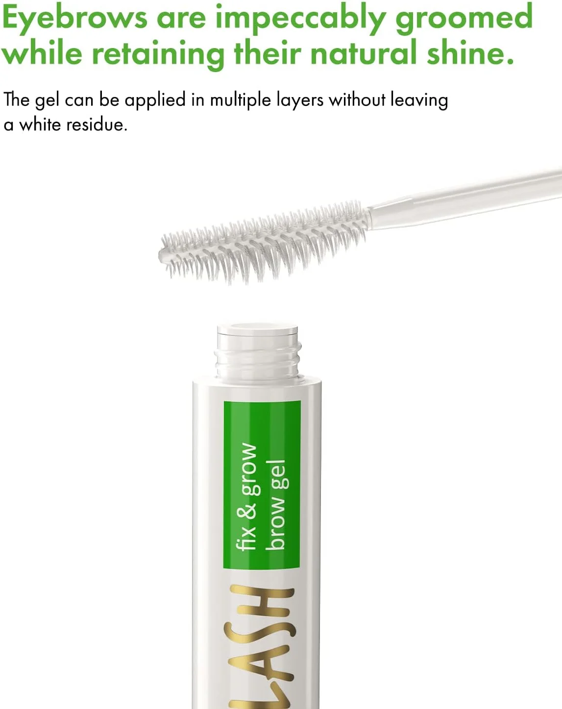 ژل ابرو فیکس اند گرو تاپلاش، تثبیت کننده شفاف در تمام طول روز، تقویت کننده رشد طبیعی، ضخامت و حجم