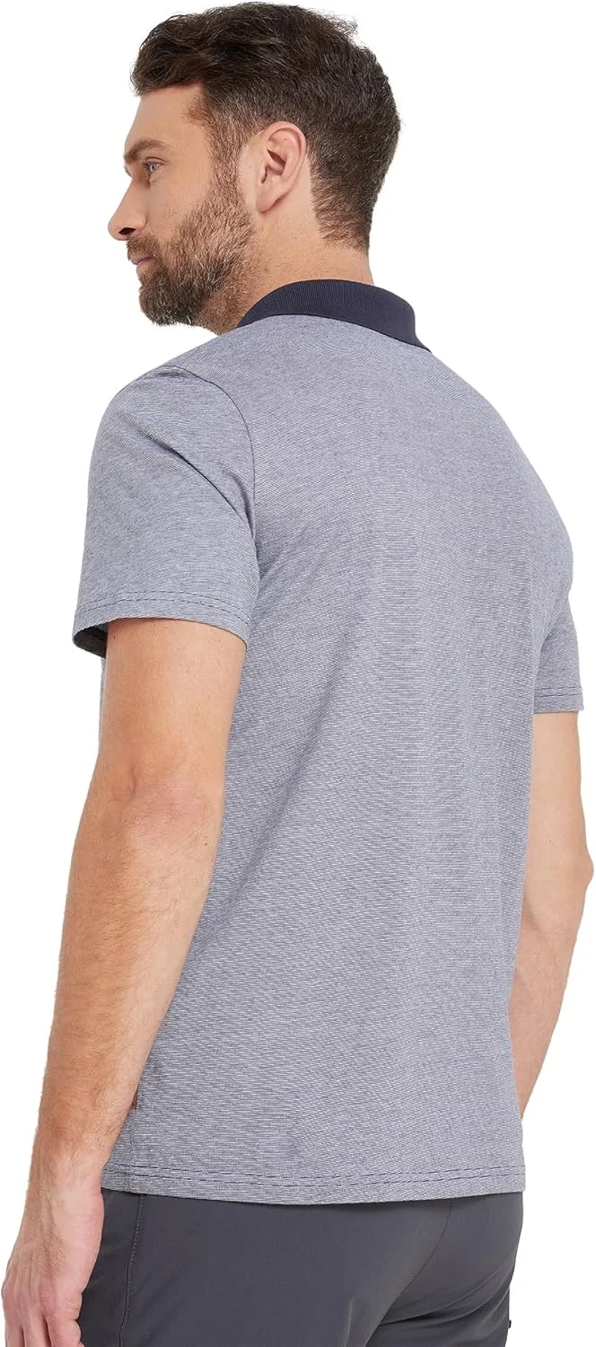 پولوشرت مردانه - ترکیب پنبه ای سبک و تنفس پذیر، برش کلاسیک، یقه نرم، استایل کژوال راحت برای کار، مسافرت و استفاده روزمره