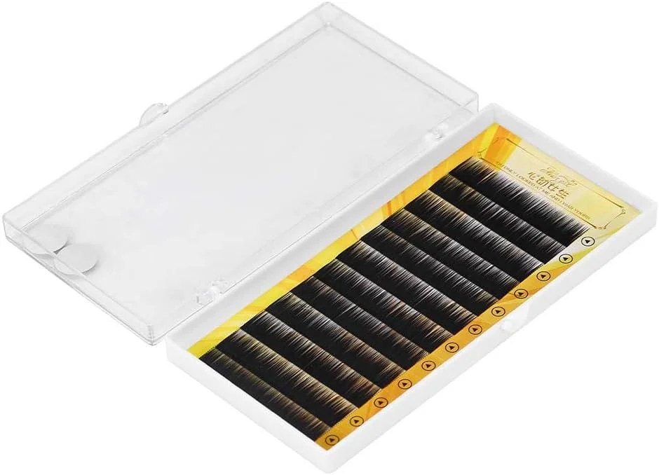 ابرو مصنوعی سه بعدی، اکستنشن ابرو مصنوعی طبیعی و قابل استفاده مجدد، ابروهای مصنوعی مشکی دست ساز تکی 12 عددی (10 میلی متر)