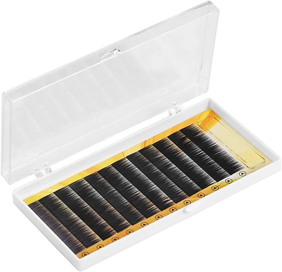 ابرو مصنوعی سه بعدی، اکستنشن ابرو مصنوعی طبیعی و قابل استفاده مجدد، ابروهای مصنوعی مشکی دست ساز تکی 12 عددی (9 میلی متر)