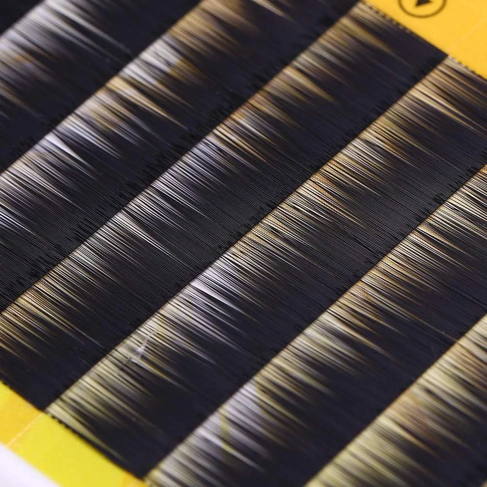 ابرو مصنوعی سه بعدی، اکستنشن ابرو مصنوعی طبیعی و قابل استفاده مجدد، ابروهای مصنوعی مشکی دست ساز تکی 12 عددی (9 میلی متر)