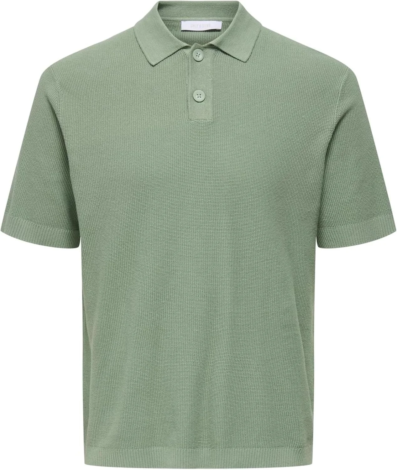 پلیور بافتنی وافل آستین کوتاه مردانه Only & Sons مدل Onstony Reg 12 Ss (تک عددی)