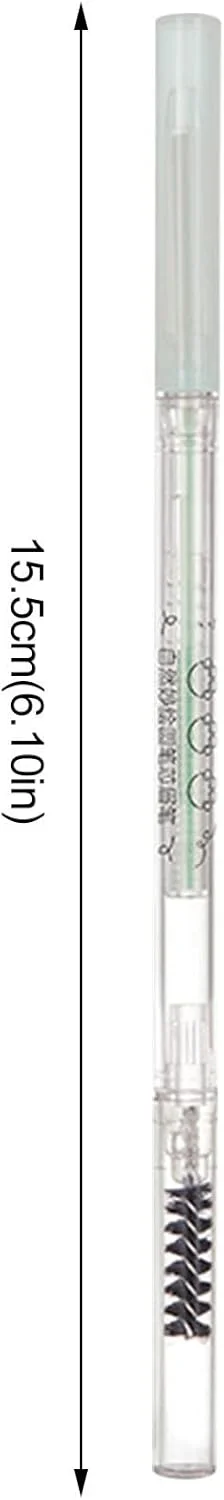 مداد ابرو ضد آب، نازک، ماندگاری طولانی، دو سر، رنگ ابرو، طراحی و فرم دهی ابرو (C, 16 * 2.5 * 2.5cm)