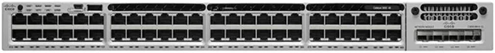 Cisco Catalyst 3850-48P-L 48-Port PoE LAN Switch, 48 *10/100/1000 Ethernet POE+ Ports, LAN Base, 435W PoE Budget, 2- Access Layer, 176Gbps Switching Capacity,