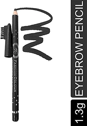 مداد ابرو FASHION COLOUR Glimmerstick | دارای برس سرخود برای حالت دادن بی نقص به ابروها | ضد لک و ماندگاری طولانی | رنگ طبیعی | مشخص کننده ابرو | تقویت کننده ابرو برای خانم ها | (خاکستری سنگی)