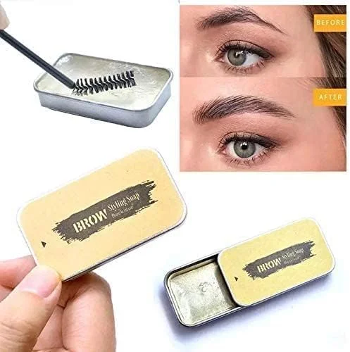 کیت صابون حالت دهنده ابرو، صابون حالت دهنده ابرو، صابون فرم دهنده ابرو، حالت دهنده عالی، ژل تقویت کننده ابرو ماندگار (1 عدد) کیت صابون حالت دهنده ابرو، صابون حالت دهنده ابرو، صابون فرم دهنده ابرو، حالت دهنده عالی، ژل تقویت کننده ابرو ماندگار (1 عدد)