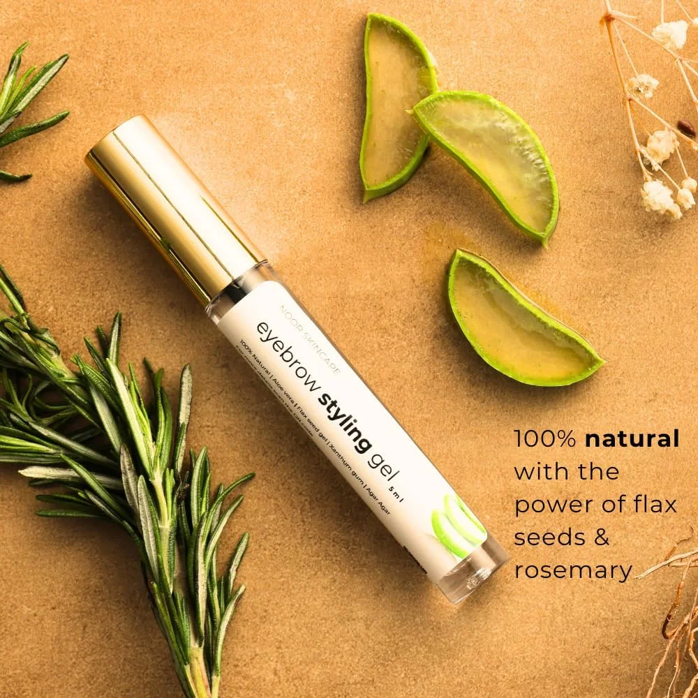 ژل ابرو نور اسکین کر با برس - ریمل ضد آب شفاف، تثبیت کننده و حالت دهنده، ست شفاف برای بانوان، تقویت کننده - ارگانیک، طبیعی، بدون صابون/واکس