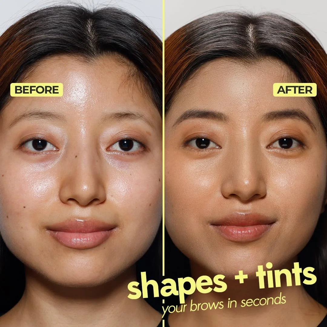 ژل ابروی رنگی روبی ارگانیکس حاوی روغن کرچک، ضد آب و ضد لک، حالت دهنده، فرم دهنده و پرپشت کننده ابروهای کم پشت، تقویت کننده رشد مو، طبیعی و غیر سمی، آرایش صورت برای بانوان - قهوه ای تیره (6