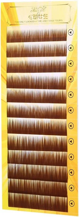 ابرو مصنوعی YUYTE، اکستنشن ابرو مصنوعی قهوه ای ترکیبی، تقویت کننده ابرو تکی 5-8 میلی متر ابرو مصنوعی YUYTE، اکستنشن ابرو مصنوعی قهوه ای ترکیبی، تقویت کننده ابرو تکی 5-8 میلی متر