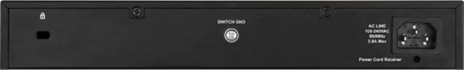 سوئیچ 8 پورت PoE گیگابیتی D-Link، ظرفیت 20 گیگابیت بر ثانیه، فورواردینگ 14.88 مگاپیکسل در ثانیه، 2 پورت SFP 1000M، 6 آنتن داخلی، مشکی | DGS-F1100-10PS-E/B