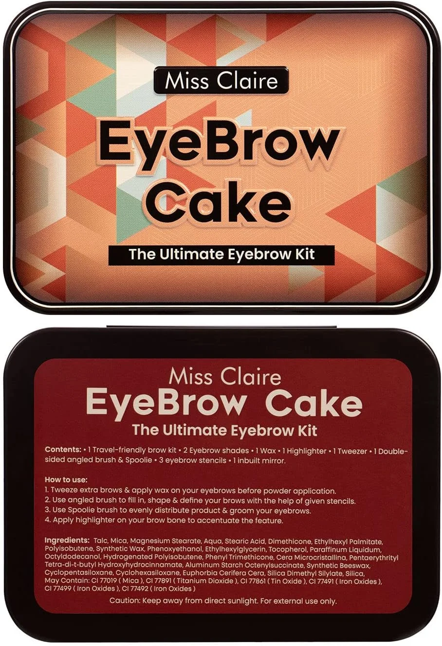 کیت سایه ابرو میس کلر، کیت نهایی ابرو، قوطی 4 گرمی (02) کیت سایه ابرو میس کلر، کیت نهایی ابرو، قوطی 4 گرمی (02)