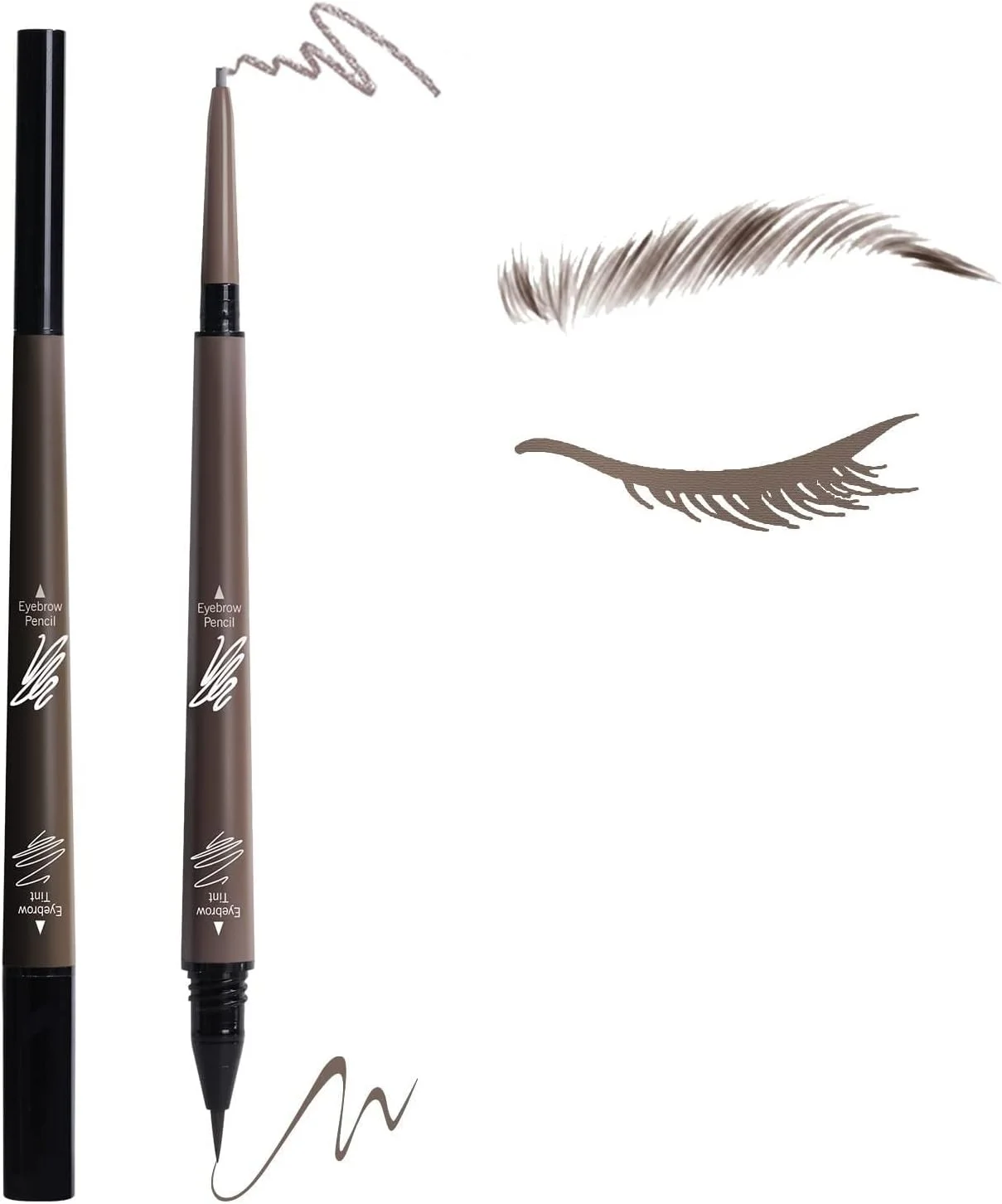 مداد ابرو 2 در 1 KASTWAVE، مداد ابروی مایع ضد آب و ماندگار، مداد دو طرفه برای پر کردن و مشخص کردن رنگ ابرو با دقت و وضوح میکروبلیدینگ، شاه بلوطی مداد ابرو 2 در 1 KASTWAVE، مداد ابروی مایع ضد آب و ماندگار، مداد دو طرفه برای پر کردن و مشخص کردن رنگ ابرو با دقت و وضوح میکروبلیدینگ، شاه بلوطی