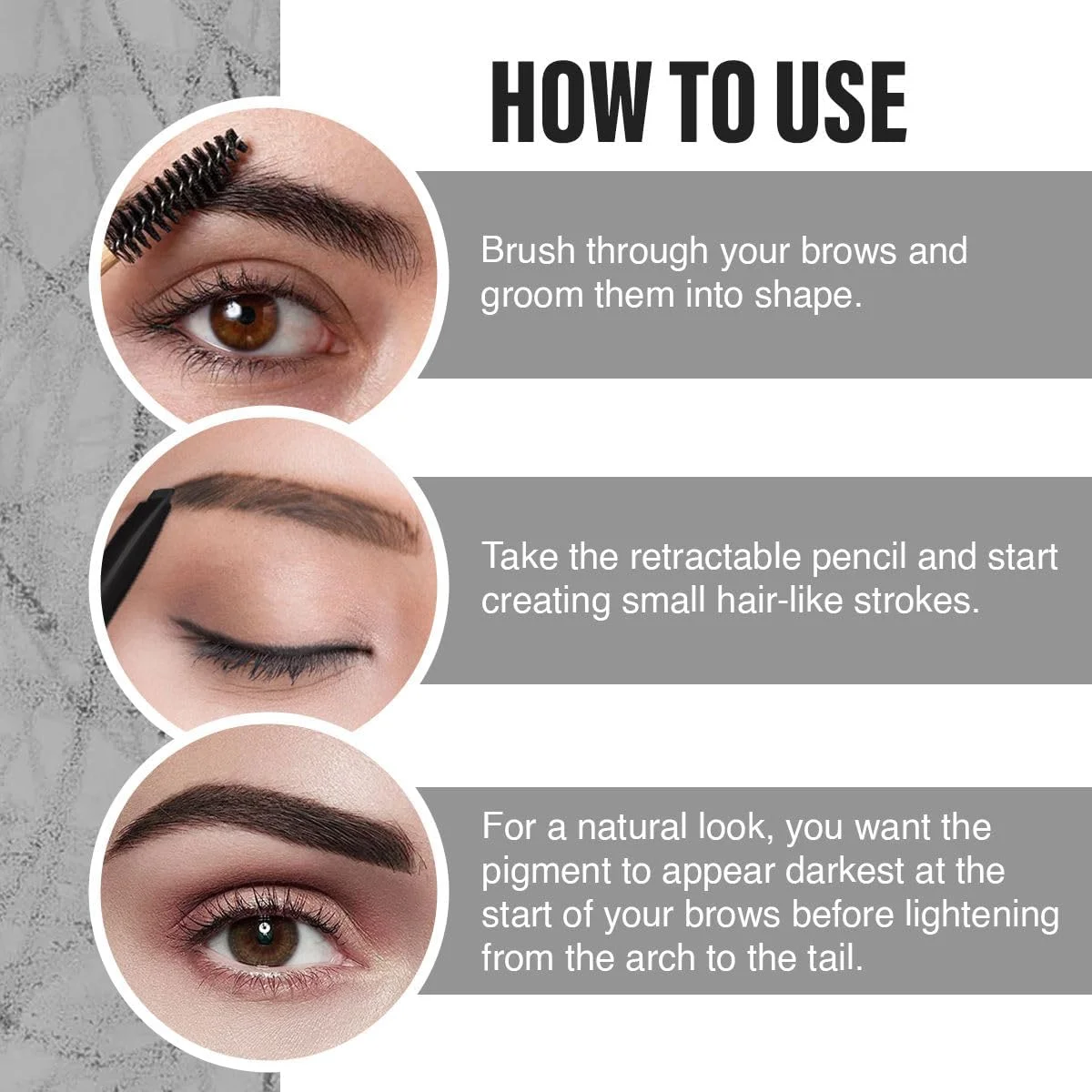 مداد ابرو بدون ریزش اینسایت کازمتیکس - قهوه ای | نمای نهایی مات | دارای برس ابرو | ماندگاری طولانی | ضد آب | طراحی شده ویژه برای رنگ پوست های ایرانی - 30 گرم