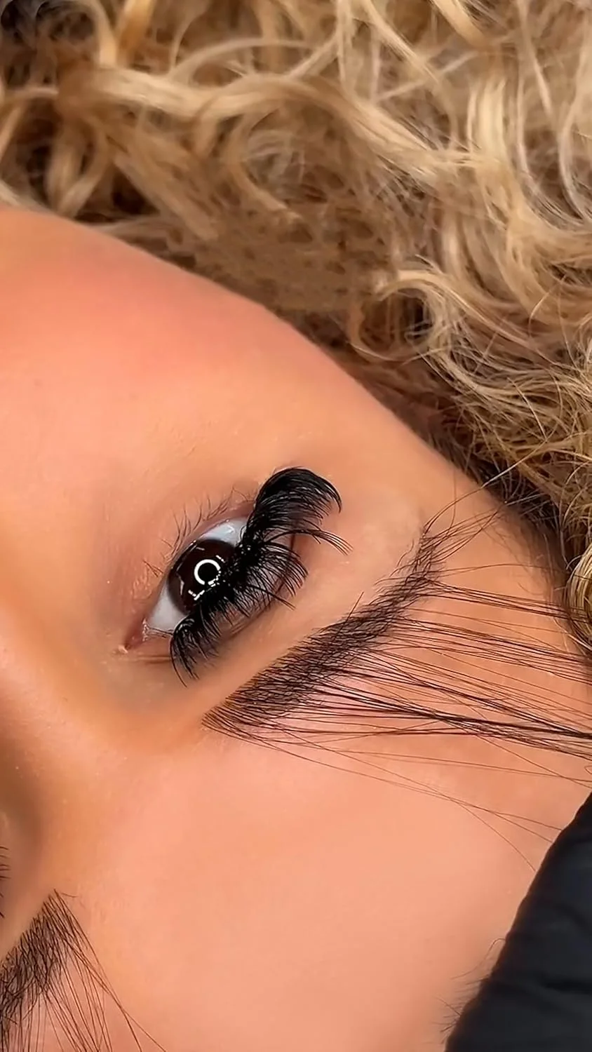 اکستنشن ابرو مصنوعی مشکی - تقویت کننده ابرو نرم و مصنوعی، ابزار آرایش ابرو برای حالت دادن و مرتب کردن - اکستنشن ابرو فیبر طبیعی | بلند و صاف