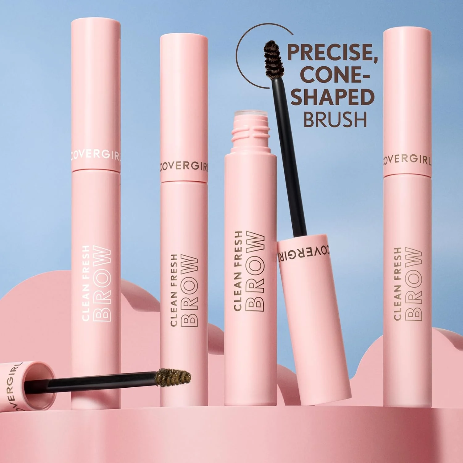 ژل حالت دهنده ابرو کاورگرل Clean Fresh، شفاف 5.5 میلی لیتر ژل حالت دهنده ابرو کاورگرل Clean Fresh، شفاف 5.5 میلی لیتر