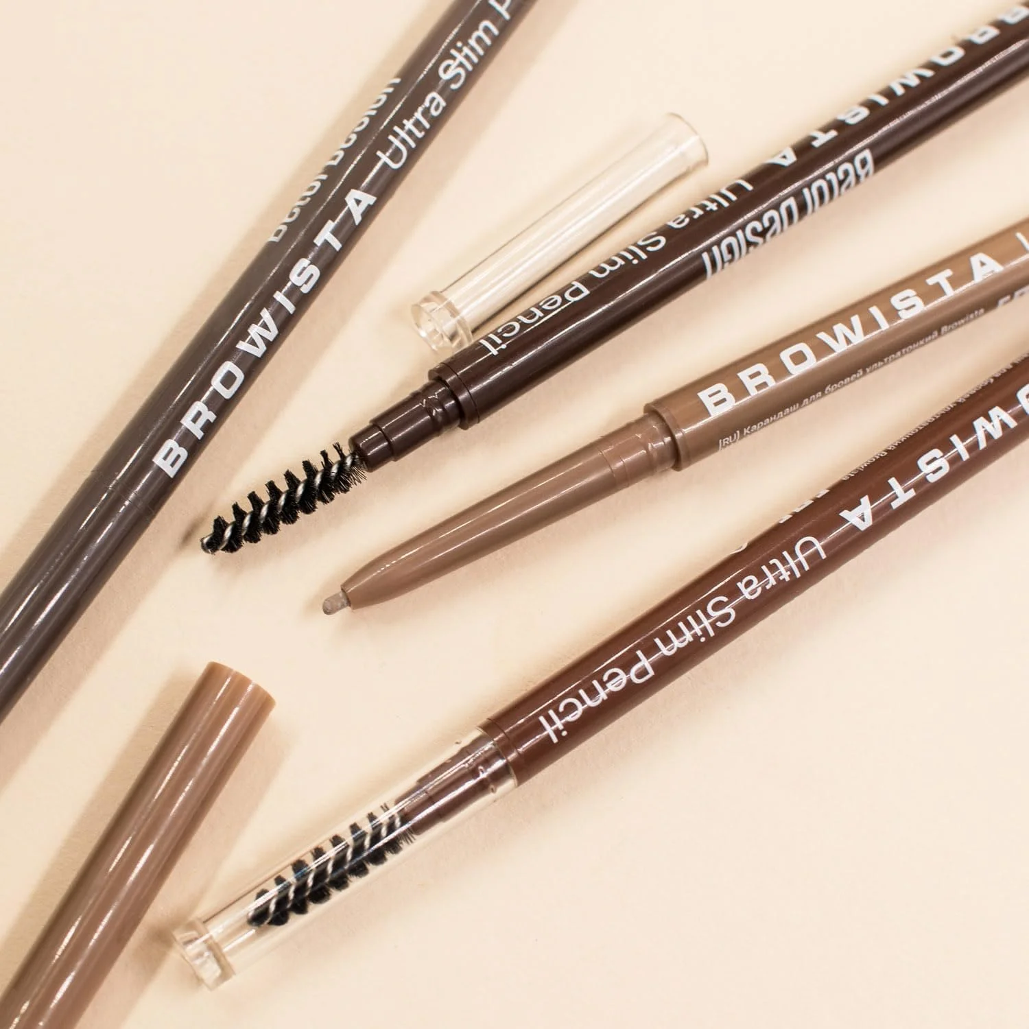مداد ابرو فوق العاده نازک Belor Design Browista - مداد اتوماتیک فوق العاده نازک! (رنگ 202 شاه بلوطی روشن، 0883C)