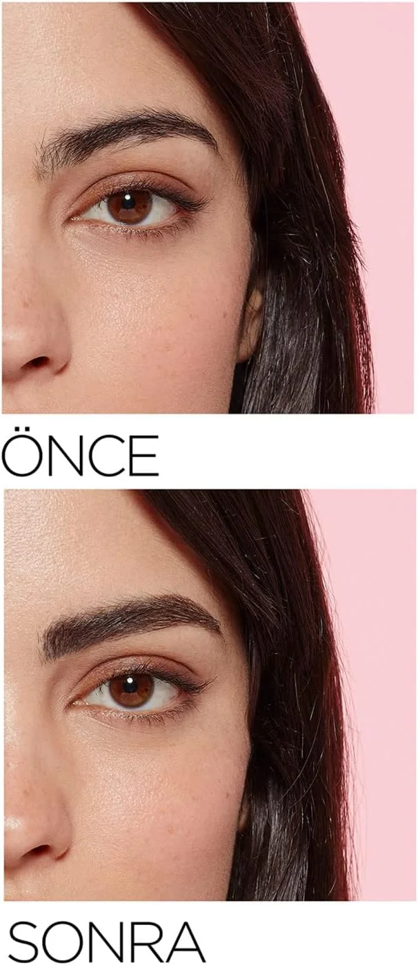 ریمل ابرو حجم دهنده لورآل پاریس، ژل ابرو با ماندگاری طولانی برای ابروهایی پرپشت تر، ماندگاری تا 24 ساعت، مقاوم در برابر آب، ابروهای بی نقص، 5 میلی لیتر، رنگ: 3.0 قهوه ای