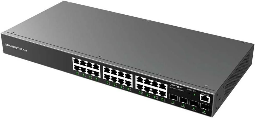 سوئیچ گرنداستریم GWN 7803P POE 8GE 2SFP L2+ سوئیچ گرنداستریم GWN 7803P POE 8GE 2SFP L2+