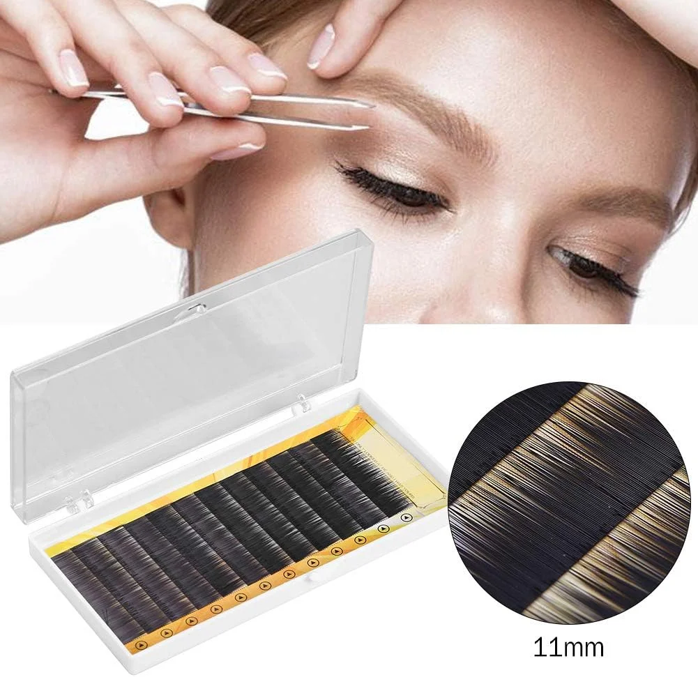 اکستنشن ابروی مصنوعی برینو - تقویت کننده طبیعی تکی (11 میلی متر)