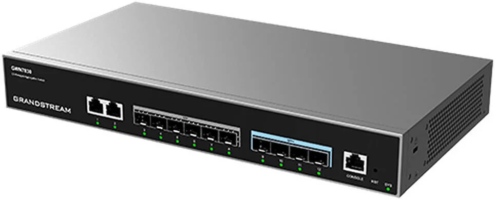 سوئیچ های تجمیع شبکه لایه 3 گرنداستریم GWN7830، نرخ ارسال 71.424Mpps، ظرفیت سوئیچینگ 96Gbps، دارای 6 پورت SFP، 4 پورت SFP+ 10 گیگابیتی، 2 پورت گیگابیت اترنت | GWN7830