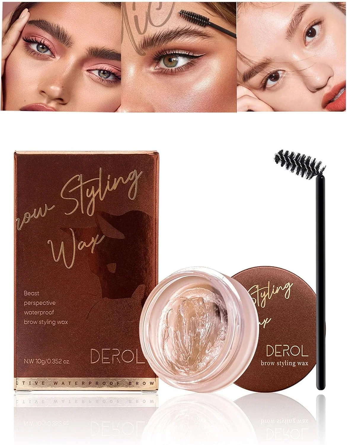 کیت پماد ابرو، ست ابرو با صابون، ژل واکس ابرو، کرم حالت دهنده ابرو، ماندگاری طولانی و ضد آب به همراه برس ابرو، ژل با ماندگاری بالا برای ابروها، آرایش طبیعی، نگهدارنده قوی و شفاف 10 گرم