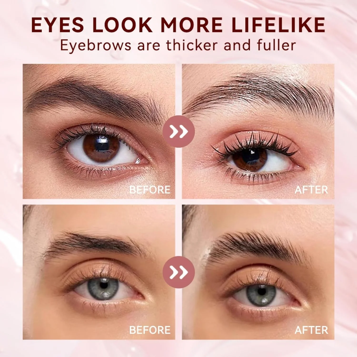 ژل ابرو Azonee، ژل حالت دهنده ابرو شفاف، صابون واکس حالت دهنده ابرو، واکس حالت دهنده ضد آب و ماندگار برای ثابت نگه داشتن ابروها و ایجاد جلوه لمینت برای خانم ها و دختران