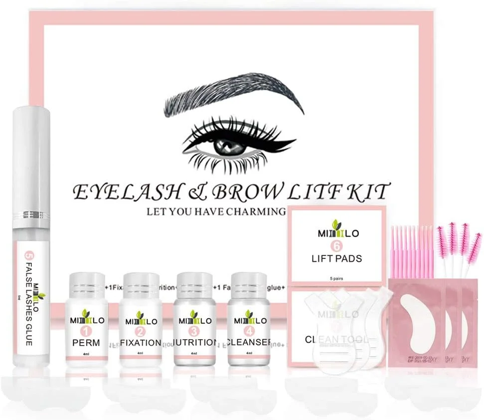 کیت لیفت ابرو و مژه حرفه ای Morelian، کیت لمینت ابرو برای استفاده در سالن و منزل