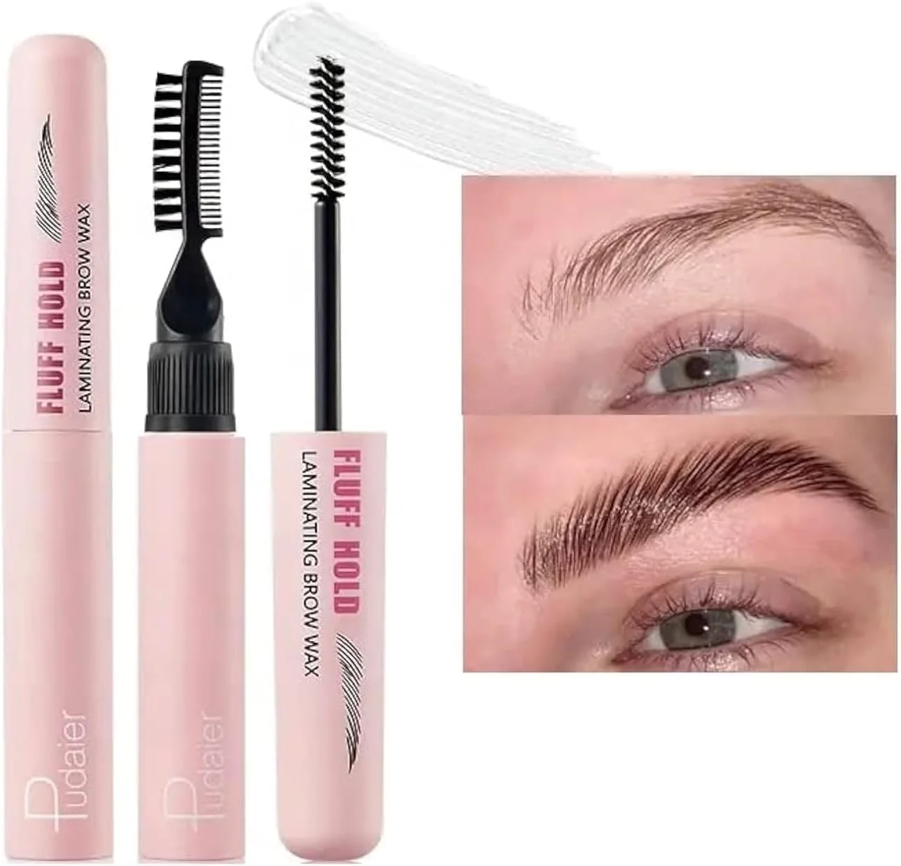 کانزا - واکس حالت دهنده ابرو | حالت دهی برای ابروهای پرپشت و پَر مانند | ژل پمادی برای خانم ها | آرایش ضد آب برای حالت دادن به ابرو | ژل شفاف | 8 گرم