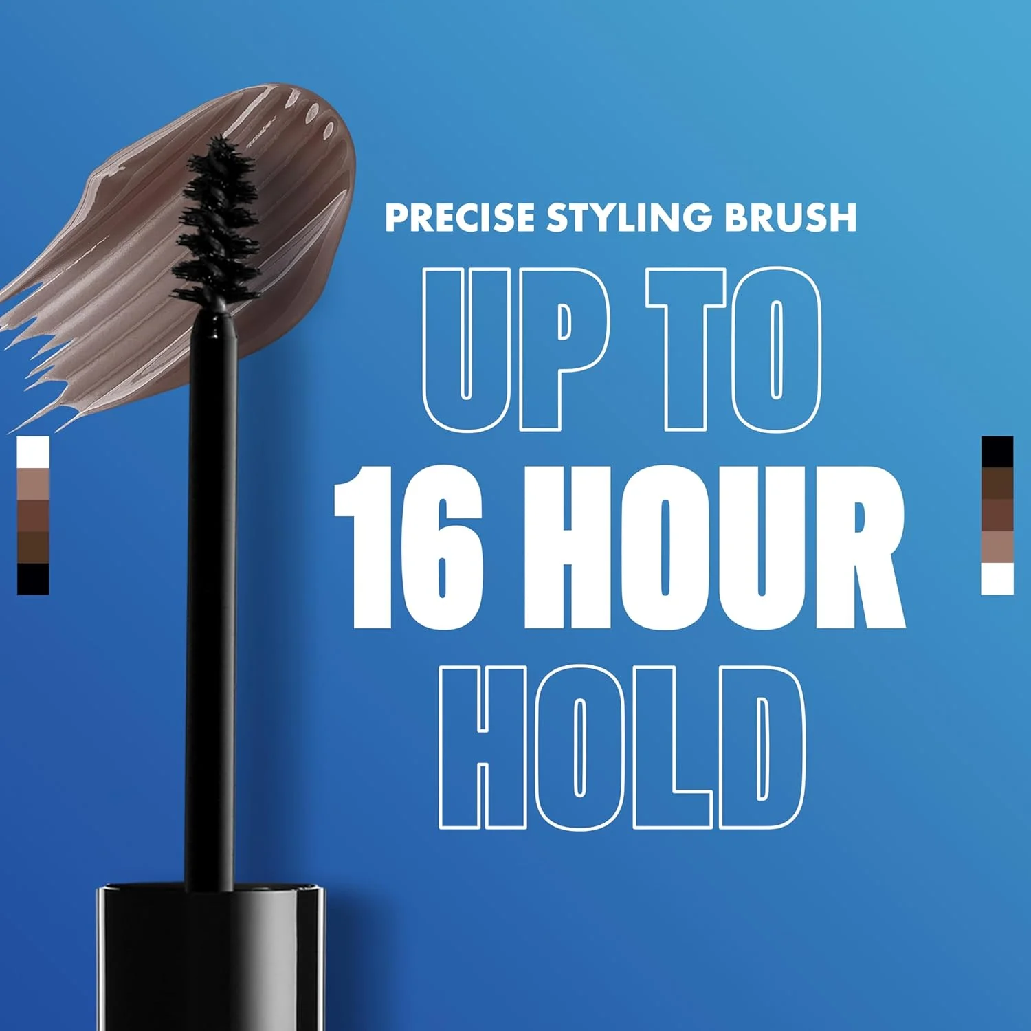 ژل حالت دهنده ابرو با ماندگاری بالا NYX Professional Makeup، ماندگاری 16 ساعته، فرمول وگان، نمای نهایی طبیعی، برس اپلیکاتور، رنگ: شفاف (01)