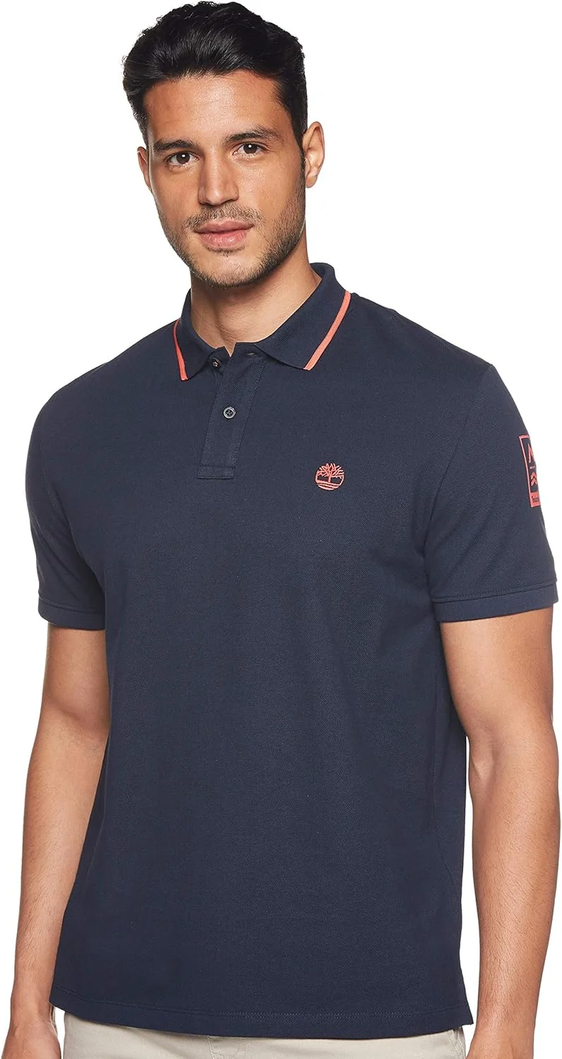 پولوشرت مردانه Timberland MTR با طرح چاپی آستین