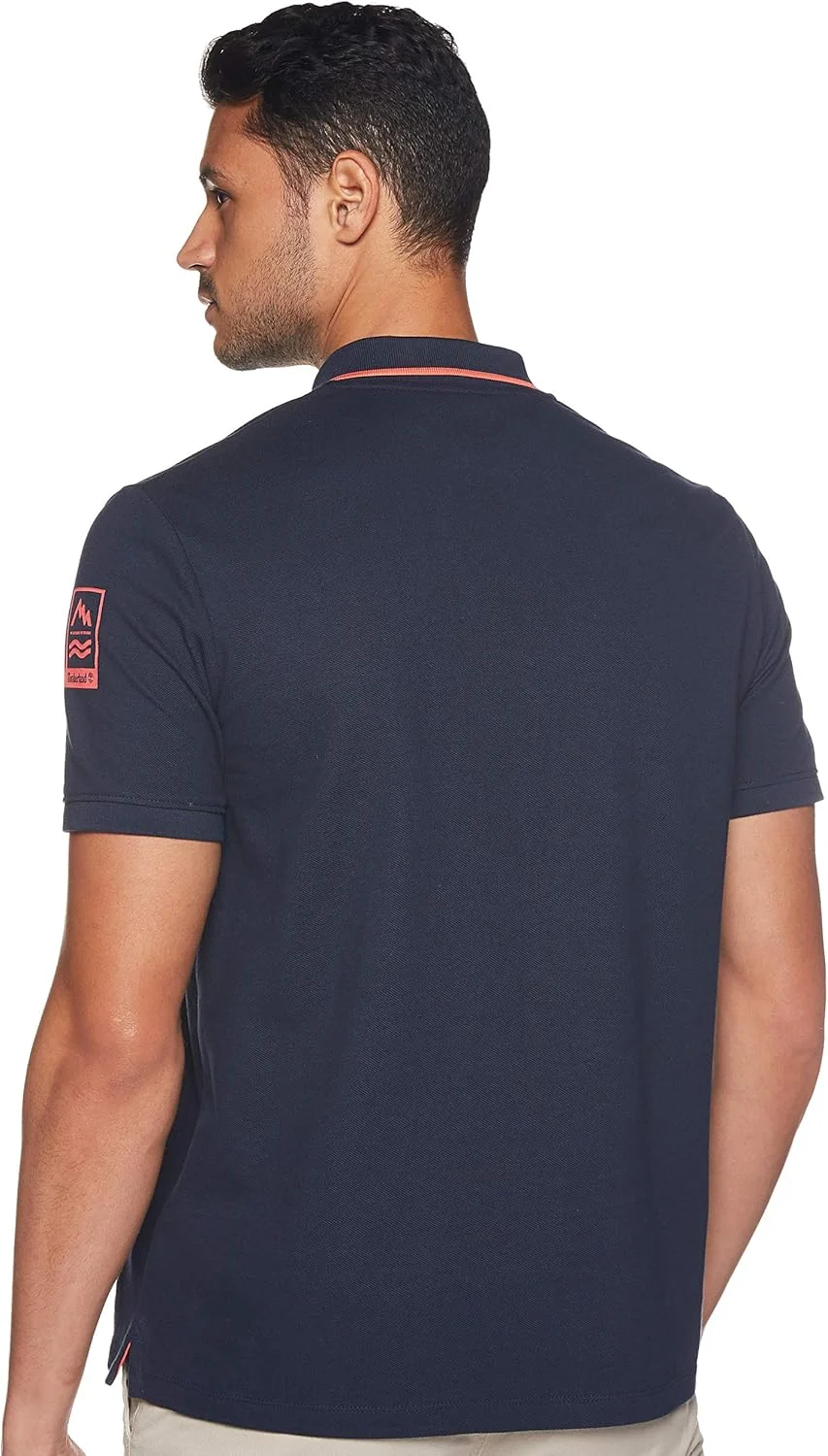 پولوشرت مردانه Timberland MTR با طرح چاپی آستین