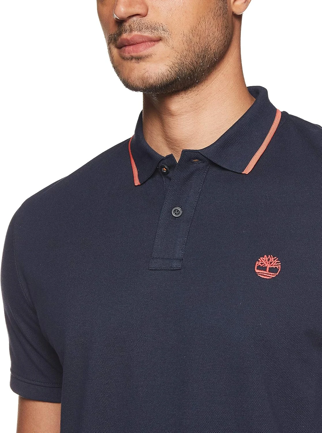 پولوشرت مردانه Timberland MTR با طرح چاپی آستین