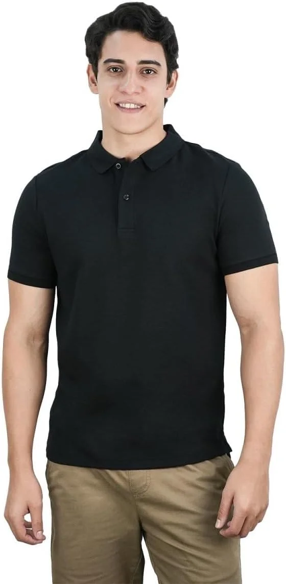 پولوشرت مردانه اسلیم فیت: بافت وافل کشی 3G ممتاز